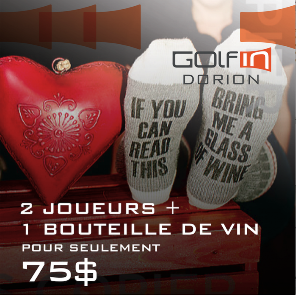 Golf en couple Samedi Soir St-Valentin @ Golfin Dorion